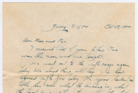 Letter from Tadashi Ishida to Mr. & Mrs. Y Ishida (ddr-densho-535-51)