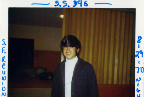 Steve Shiozaki at the 1970  Lake Sequoia Retreat Reunion (ddr-densho-336-191)