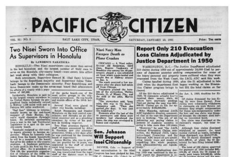 The Pacific Citizen, Vol. 32 No. 2 (January 13, 1951) (ddr-pc-23-2)