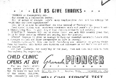 Granada Pioneer Vol. II No. 8 (November 24, 1943) (ddr-densho-147-121)