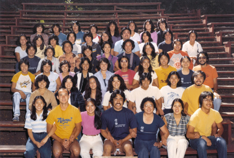 Group photograph for the 1981 Lake Sequoia Retreat (ddr-densho-336-1389)