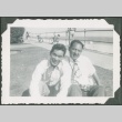 Two men at Long Beach (ddr-densho-328-438)