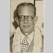 Territorial supreme court chief justice wearing leis (ddr-njpa-2-976)