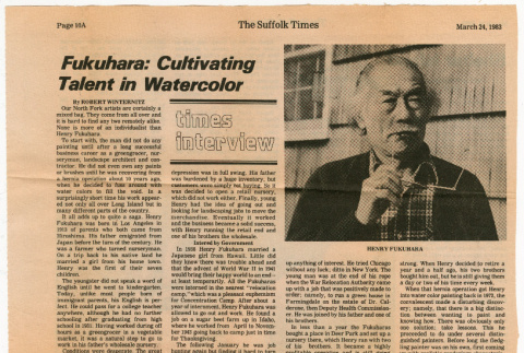 Clipping sent from Wilsho (Ruth Wilson) to Kaneji Domoto (ddr-densho-329-1061)