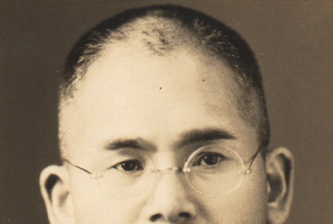Portrait of Teiseki Ooi, a bonseki artist (ddr-njpa-4-1577)