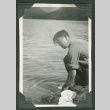 Toshiko Taniguchi washing dishes (ddr-densho-540-68)