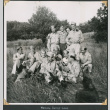 Group photo of 12 men and one woman (ddr-densho-434-307)