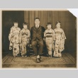 Man with four girls (ddr-densho-349-20)