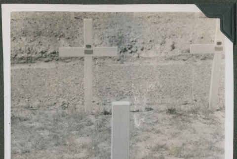 Gravesite for Masaru Tamura at the Florence American Cemetery (ddr-densho-201-787)