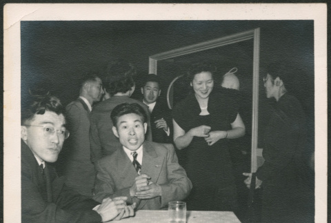 Group at social event (ddr-densho-293-149)