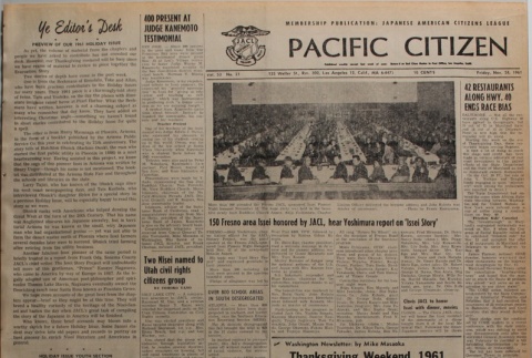 Pacific Citizen, Vol. 53, No. 21 (November 24, 1961) (ddr-pc-33-47)