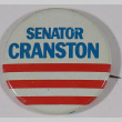 Senator Cranston pin (ddr-densho-433-934)