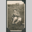 Photo of a man with a dog (ddr-densho-483-236)