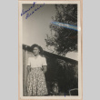 Signed photograph of a woman (ddr-manz-10-26)