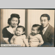 Couple with two toddler (ddr-densho-522-684)