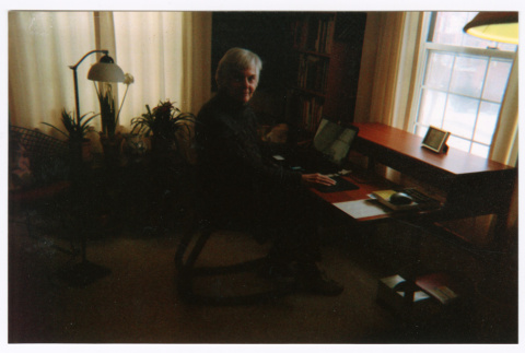 Woman at desk (ddr-densho-468-331)