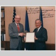 Signed photograph of Frank Sato and Thomas Turnage (ddr-densho-345-41)