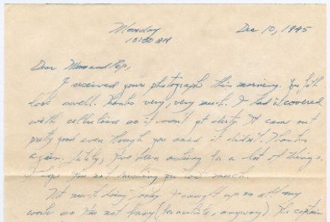 Letter from Tadashi Ishida to Mr. & Mrs. Y Ishida (ddr-densho-535-307)