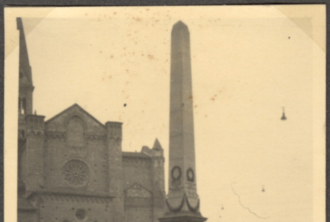 Obelisk in Florence square (ddr-densho-466-52)