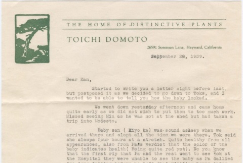 Letter to Kaneji Domoto (ddr-densho-329-9)