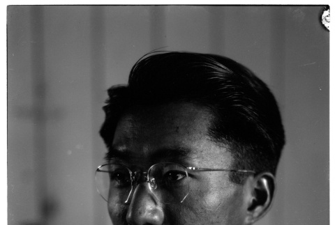 Portrait of a man in glasses (ddr-densho-475-104)