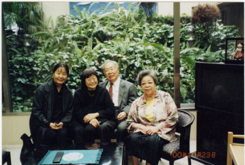 Masako, Tomoye, Henri and unknown woman (ddr-densho-426-414)