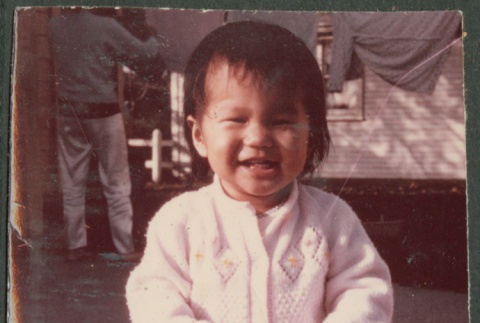 Toddler in white sweater (ddr-densho-523-502)