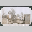 Photo of a woman with four children (ddr-densho-483-1196)