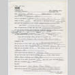 Kejiro (Ken) Akune interviewee form (ddr-densho-1007-963)