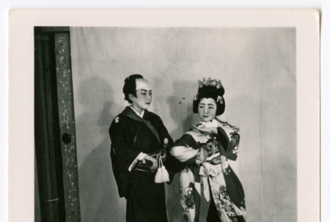 Two people in costume (ddr-densho-475-266)