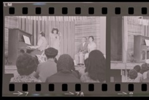 Negative film strip for Farewell to Manzanar scene stills (ddr-densho-317-103)