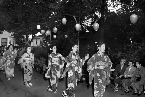 Group at Obon Festival (ddr-ajah-3-285)