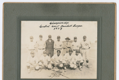 Championship Central Coast Baseball League 1927 (ddr-densho-480-139)