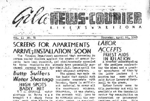 Gila News-Courier Vol. II No. 51 (April 29, 1943) (ddr-densho-141-87)