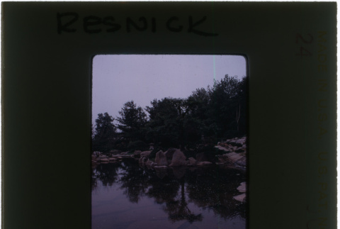 Lake at the Resnick project (ddr-densho-377-1168)
