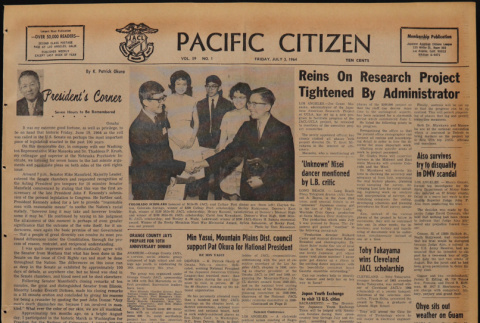 Pacific Citizen, Vol. 59, Vol. 1 (July 3, 1964) (ddr-pc-36-27)