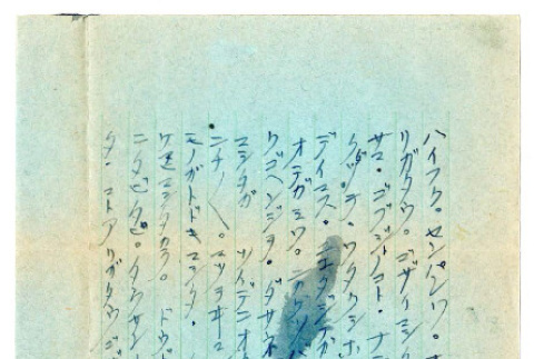 Letters from Naoji, Miyuki, and Natsue Okine to Seiichi Okine, December 31, 1947 [in Japanese] (ddr-csujad-5-248)