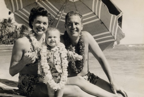 Esther Williams and Ben Gage with their son Benji (ddr-njpa-1-2403)