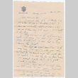 Letter from Tadashi Ishida to Mr. & Mrs. Y Ishida (ddr-densho-535-83)