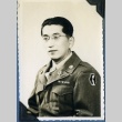 Military portrait of Makoto Amano (ddr-densho-22-59)