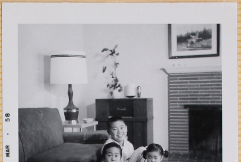 William, Susan and Leslie Shiomi (ddr-densho-522-471)