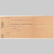 Telegram sent to Shigenori Oiye at Tule Lake (ddr-densho-350-28)