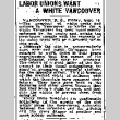Labor Unions Want a White Vancouver (September 13, 1907) (ddr-densho-56-102)