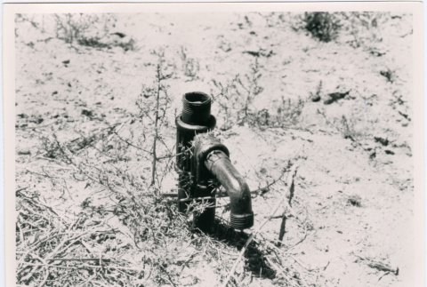 Water main in internee housing area at Manzanar (ddr-densho-345-85)