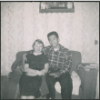 Young couple on couch (ddr-densho-523-303)