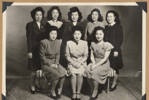 Group of eight women (ddr-densho-542-301)