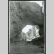 Photograph of three people walking in Natural Bridge Canyon in Death Valley (ddr-csujad-47-150)