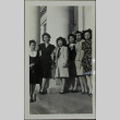 A group of women standing in front of a building (ddr-densho-328-541)