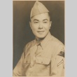 Portrait of man in US Army uniform (ddr-densho-332-43)