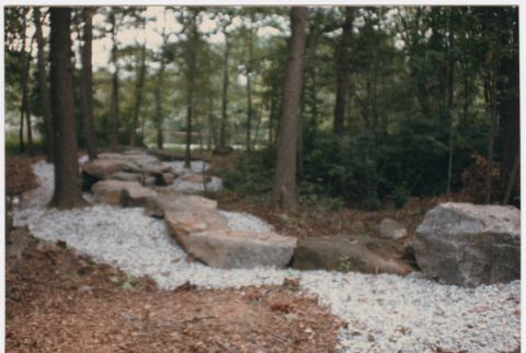 Rock wall path to water (ddr-densho-377-1857)